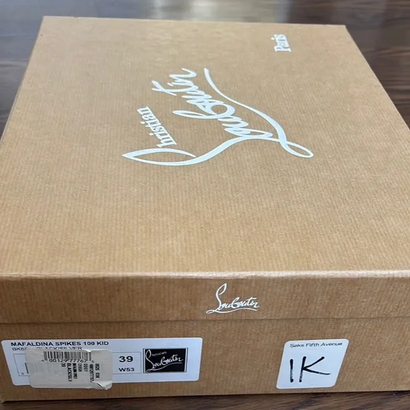 Christian Louboutin Black Studded Women's Sandals - Picture 12 of 12